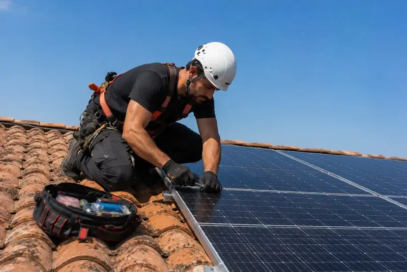 Maintenance et monitoring de panneaux solaires à la Gorgue